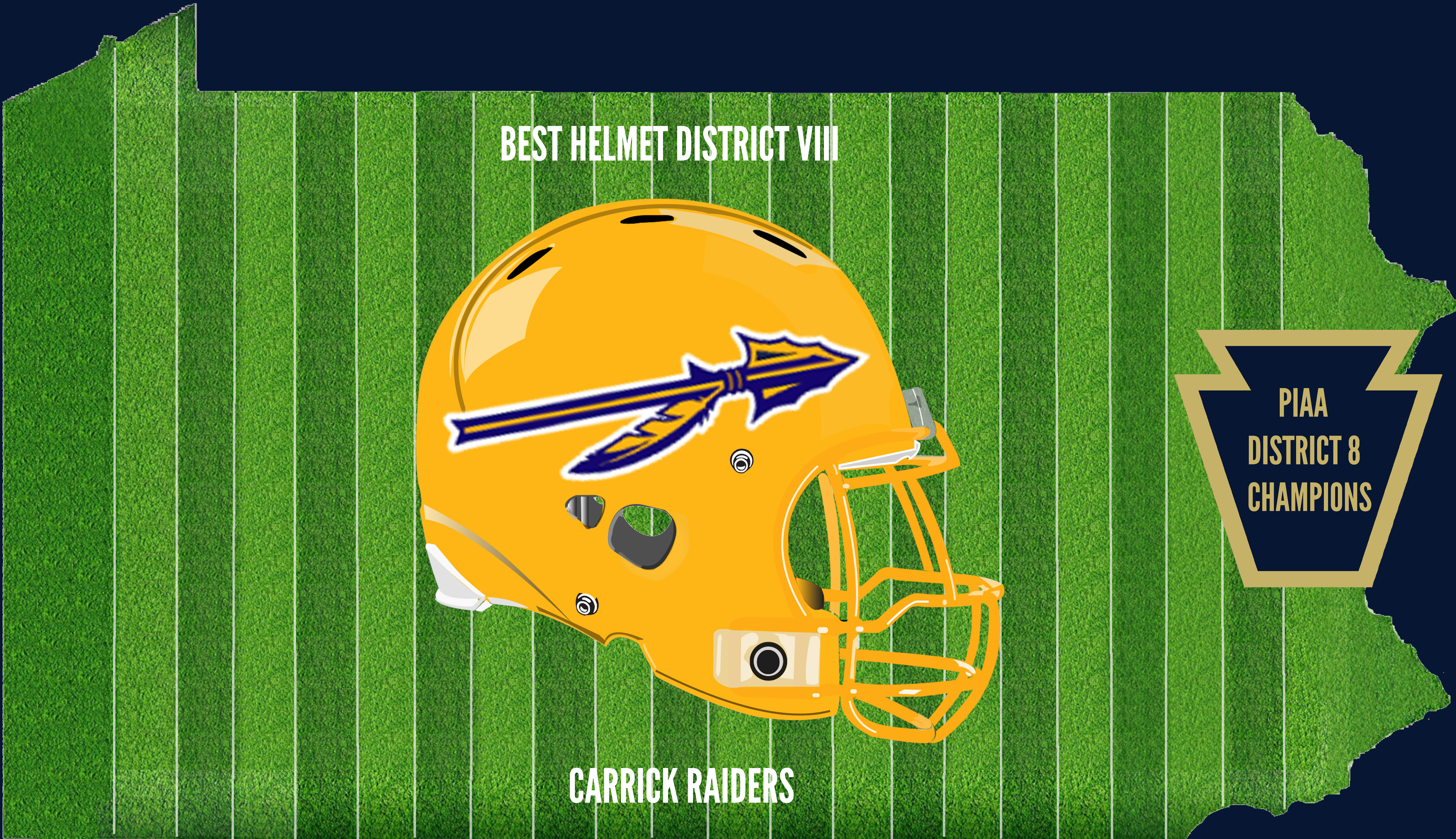 District 8 Champion Helmet